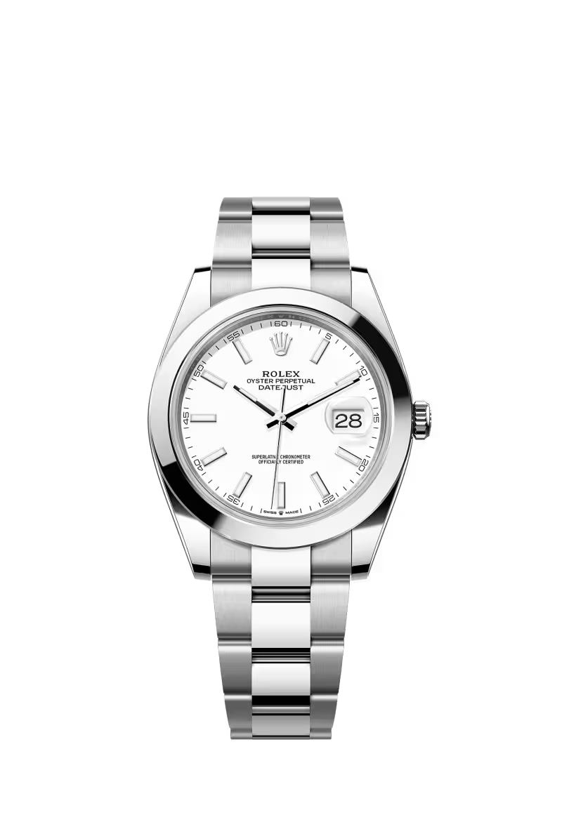 ROLEX DATEJUST 41 LUNETTE LISSE (2026) 126300-