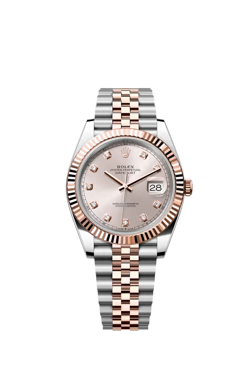 ROLEX DATEJUST 41 LUNETTE CANNELÉE (2021) 126331-
