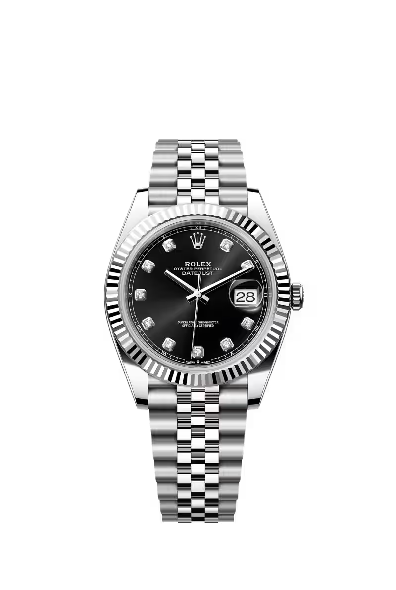 ROLEX DATEJUST 41 LUNETTE CANNELÉE (2021) 126334