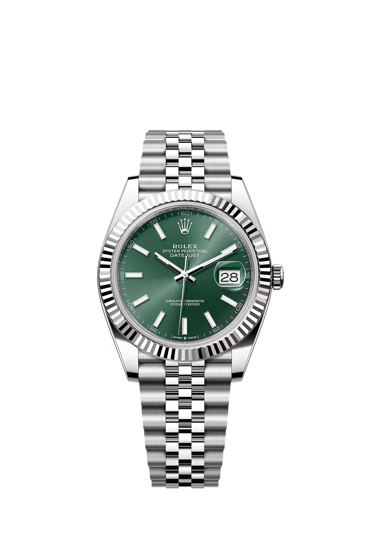 Rolex Datejust 41 (2026) quadrante verde menta