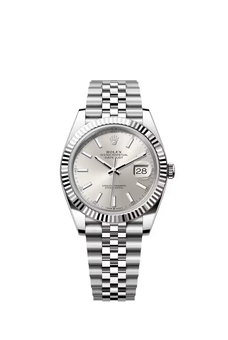 Rolex Datejust 41 (2026) Esfera plateada