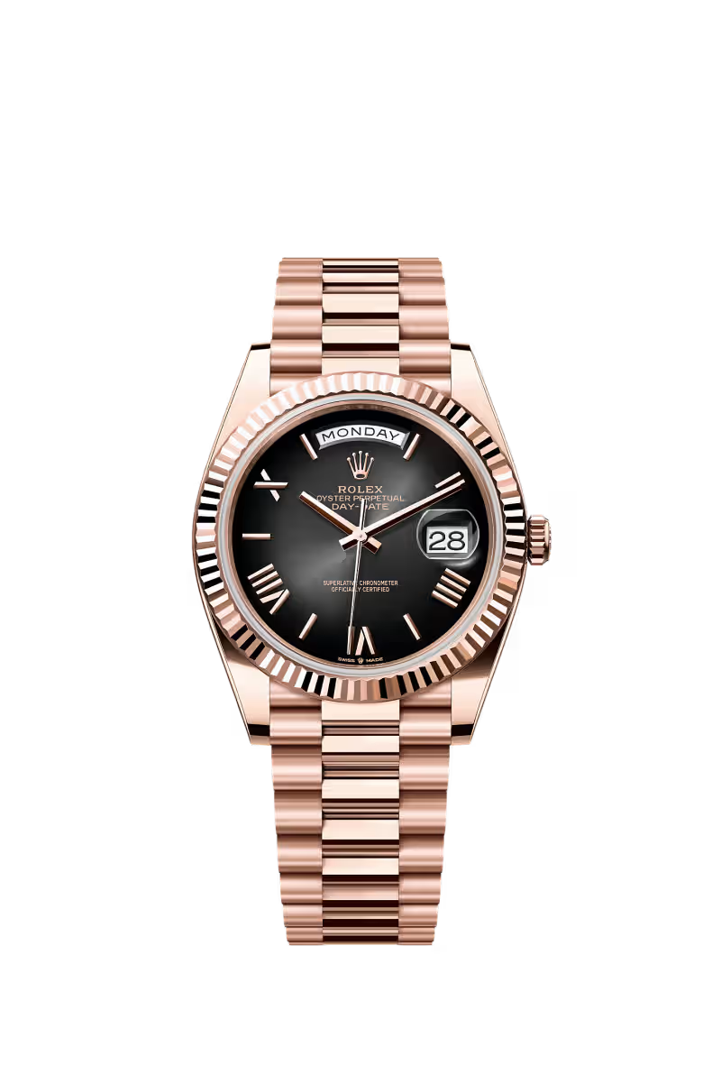 Rolex Day-Date 40 (2026) quadrante ardesia sfumato
