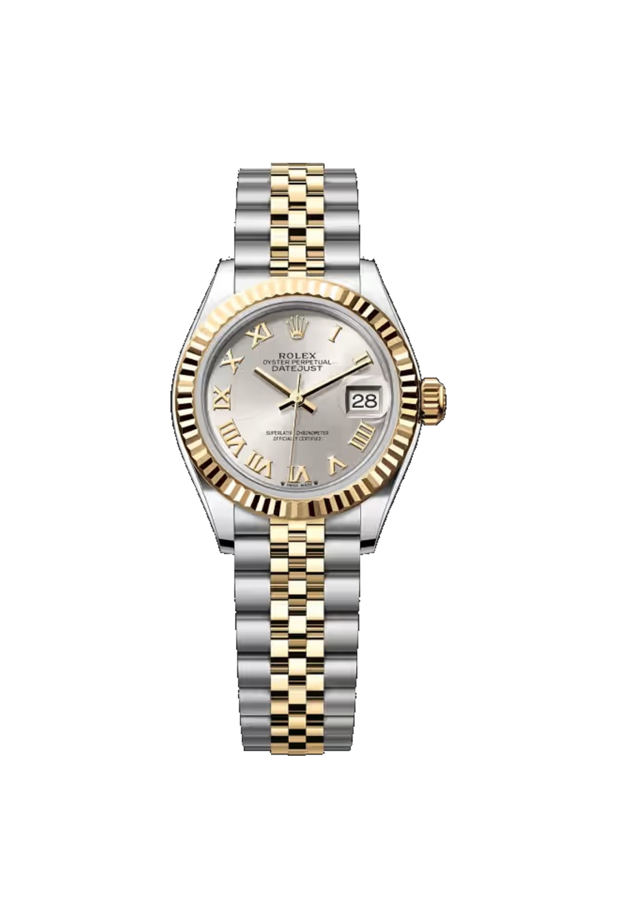 Rolex Lady-Datejust 28 (2026), cadran argenté
