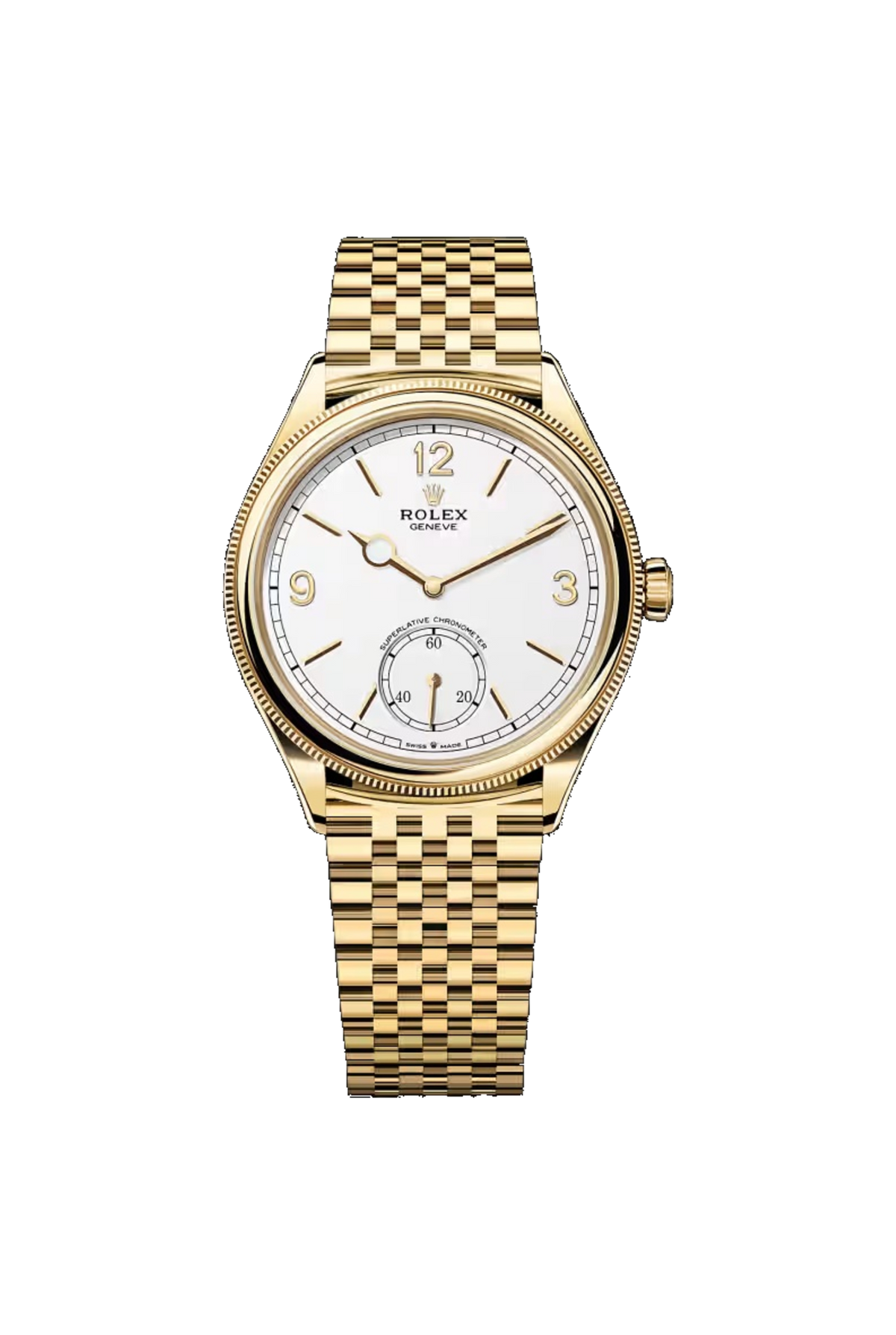 Rolex 1908 39 (2026) Yellow Gold Intense White Dial Settimo