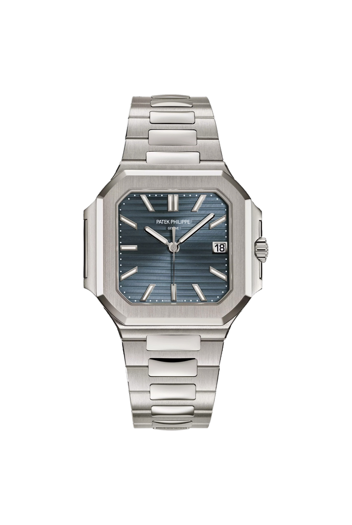 Patek Philippe Cubitus 7128/1G (2026) بميناء أزرق