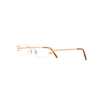 Cartier CT0092O Gold Geometric Eyeglasses