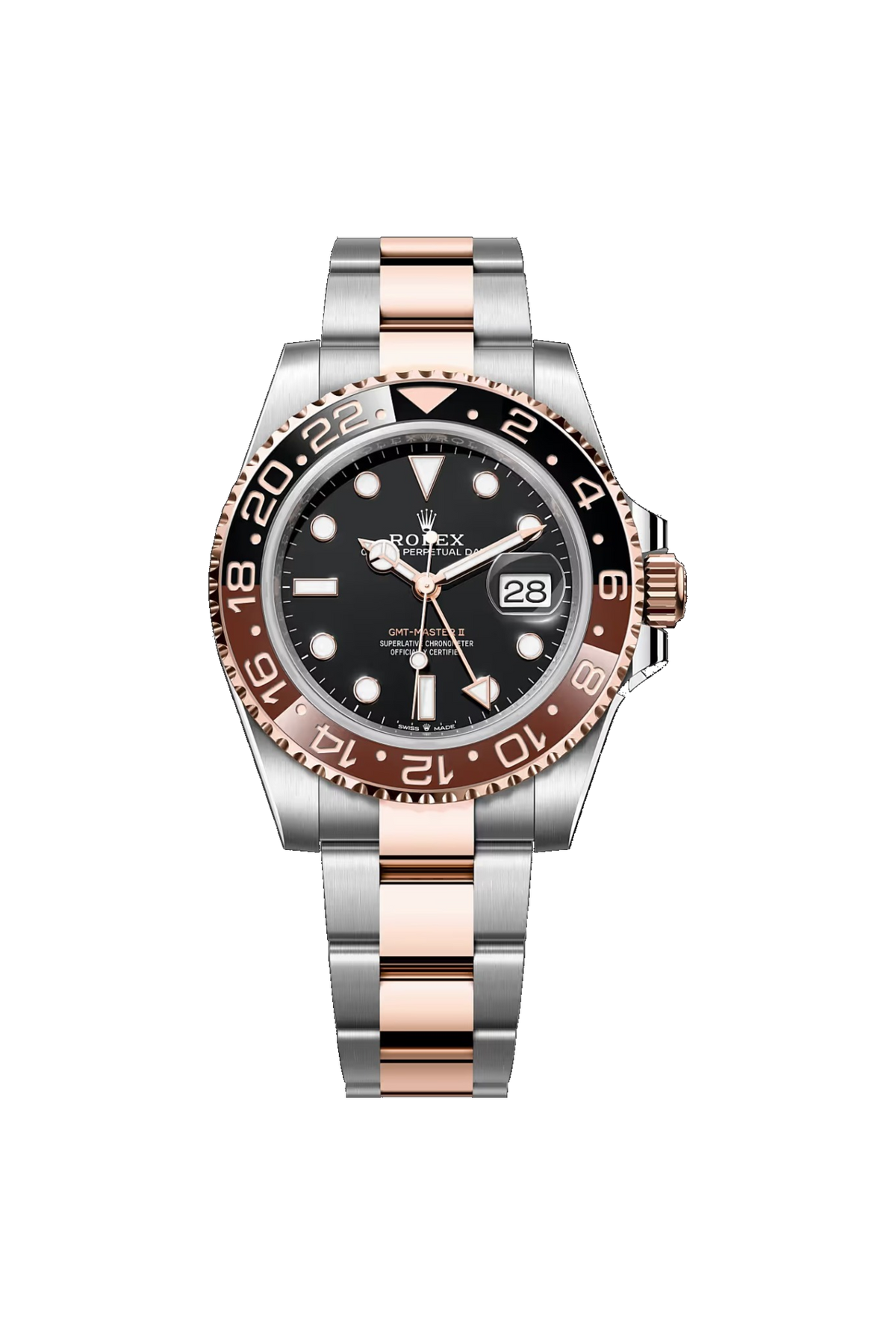 Rolex GMT-Master II 40 (2026) Everose Rolesor Black Dial Oyster