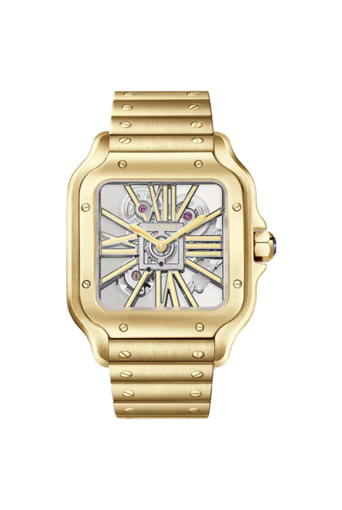 Cartier Santos de Cartier Squelette Grand modèle (2026) Or jaune